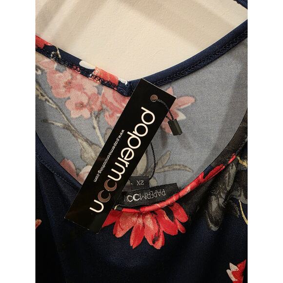 Papermoon Navy Floral Cami - Picture 5 of 8